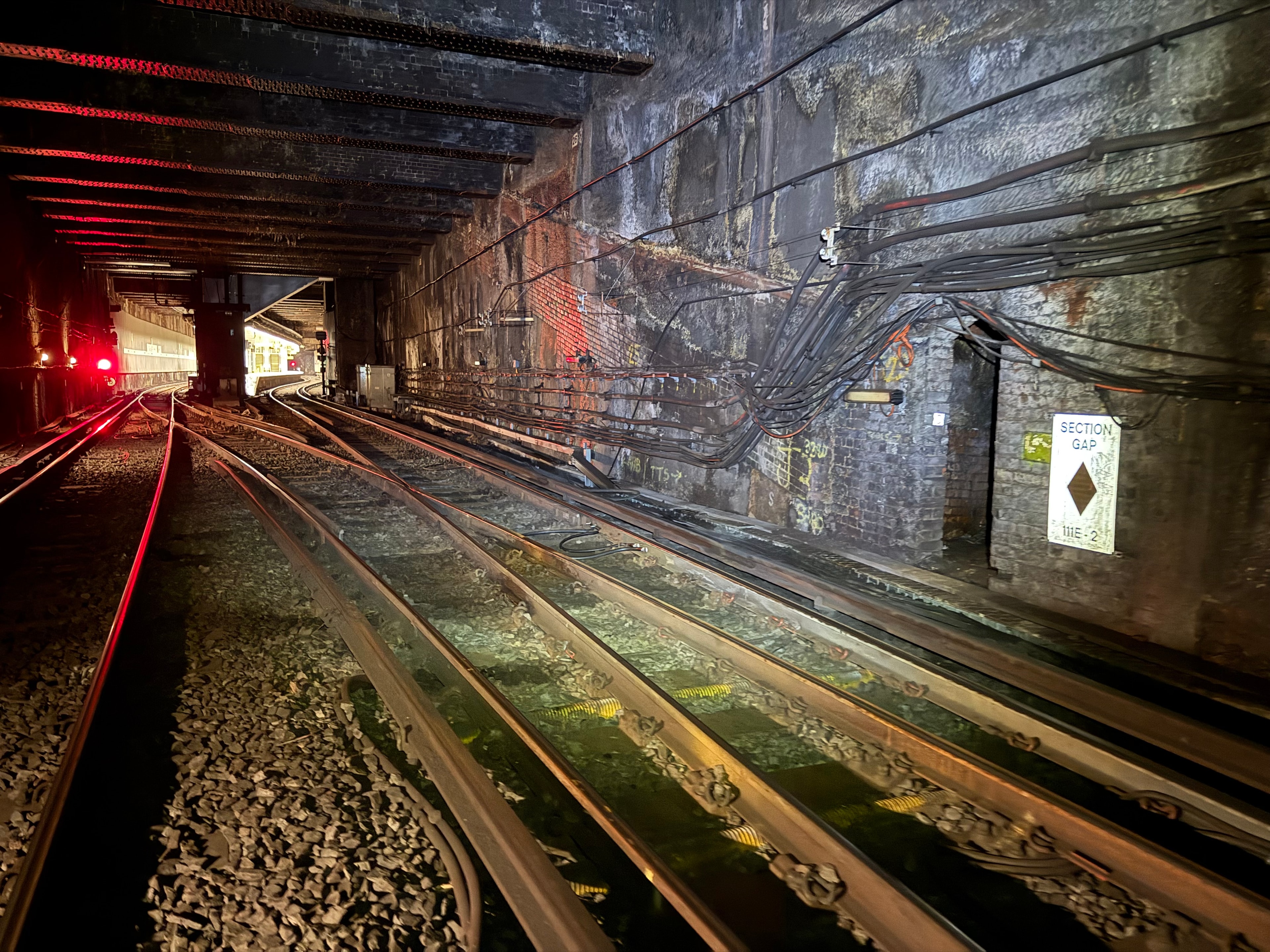 Underground section gap infrastructure